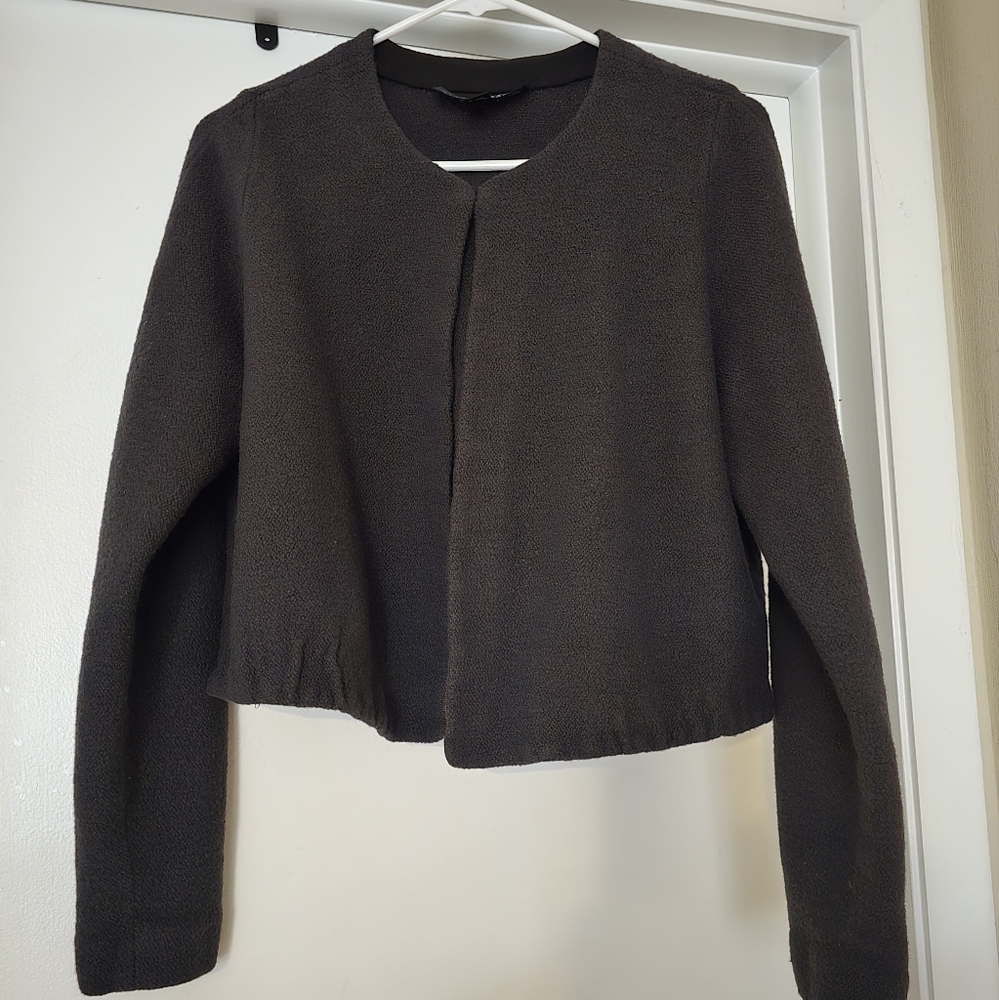 Linda Allard Ellen Tracy Vintage Wool Blend Cropped Jacket